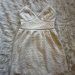 Abercrombie & Fitch Size S White Lace Dress
